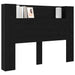 Cadran cu LED Stejar Negru 140 x 16,5 x 103,5 cm Lemn compozit - WALTI WALTI