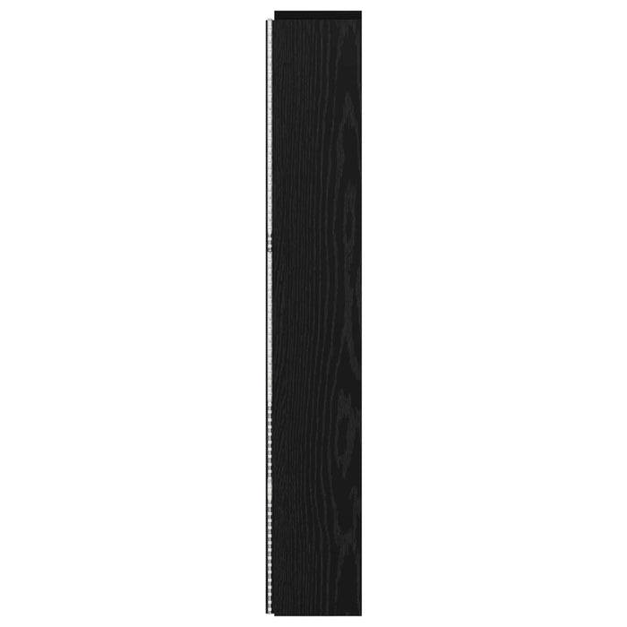 Cadran cu LED Stejar Negru 140 x 16,5 x 103,5 cm Lemn compozit - WALTI WALTI