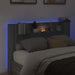 Cadran cu LED Gri Sonoma 160 x 16,5 x 103,5 cm Lemn compozit - WALTI WALTI