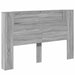 Cadran cu LED Gri Sonoma 160 x 16,5 x 103,5 cm Lemn compozit - WALTI WALTI