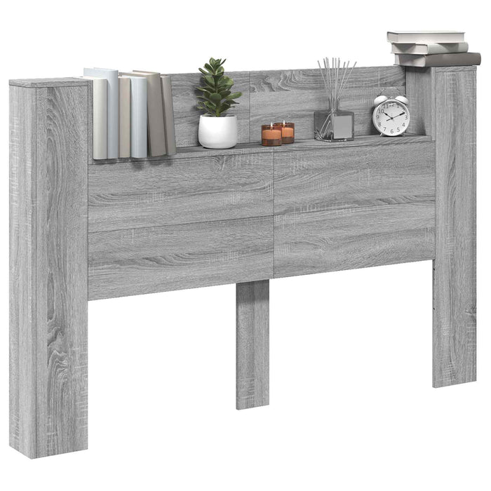 Cadran cu LED Gri Sonoma 160 x 16,5 x 103,5 cm Lemn compozit - WALTI WALTI
