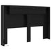 Cadran cu LED Stejar Negru 160 x 16,5 x 103,5 cm Lemn compozit - WALTI WALTI