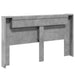 Cadran cu LED cu raft Beton 180 x 16,5 x 103,5 cm Lemn compozit - WALTI WALTI
