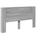 Cadran cu LED Gri Sonoma 180 x 16,5 x 103,5 cm Lemn compozit - WALTI WALTI