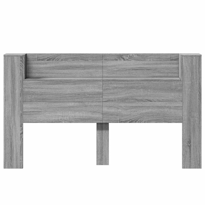 Cadran cu LED Gri Sonoma 180 x 16,5 x 103,5 cm Lemn compozit - WALTI WALTI