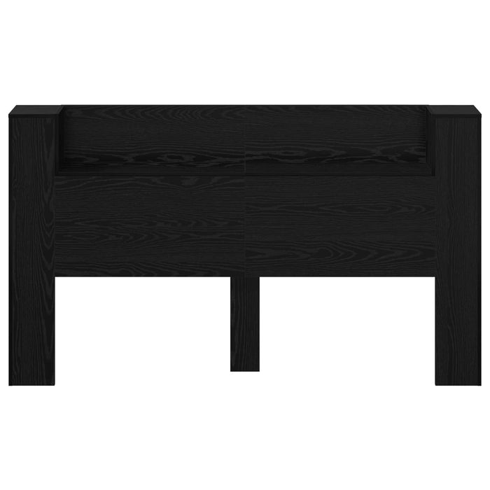 Cadran cu LED Stejar Negru 180 x 16,5 x 103,5 cm Lemn compozit - WALTI WALTI