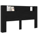 Cadran cu LED Stejar Negru 180 x 16,5 x 103,5 cm Lemn compozit - WALTI WALTI