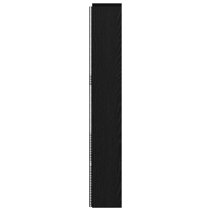 Cadran cu LED Stejar Negru 180 x 16,5 x 103,5 cm Lemn compozit - WALTI WALTI