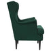 fotoliu Verde închis Catifea - WALTI WALTI