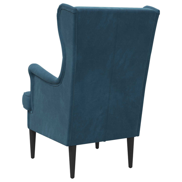 fotoliu albastru Catifea - WALTI WALTI