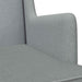 Scaun balansoar Gri deschis 62 x 80 x 85 cm țesătură - WALTI WALTI