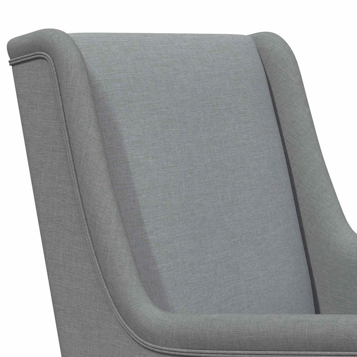 Scaun balansoar Gri deschis 62 x 80 x 85 cm țesătură - WALTI WALTI