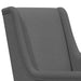 Scaun balansoar Gri închis 62 x 80 x 85 cm țesătură - WALTI WALTI