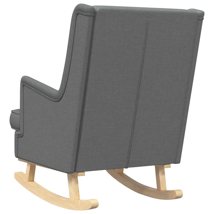 Scaun balansoar Gri închis 62 x 80 x 85 cm țesătură - WALTI WALTI