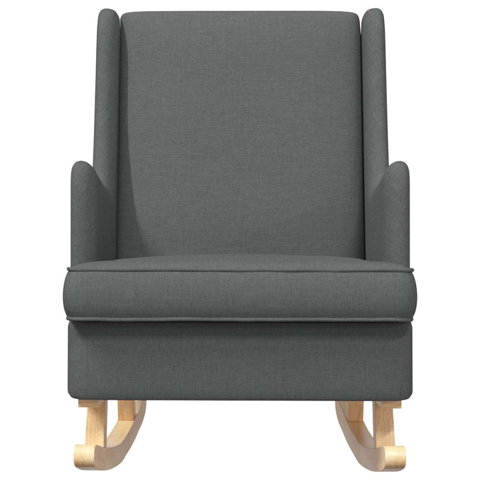 Scaun balansoar Gri închis 62 x 80 x 85 cm țesătură - WALTI WALTI