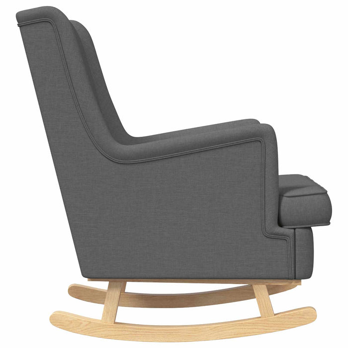 Scaun balansoar Gri închis 62 x 80 x 85 cm țesătură - WALTI WALTI