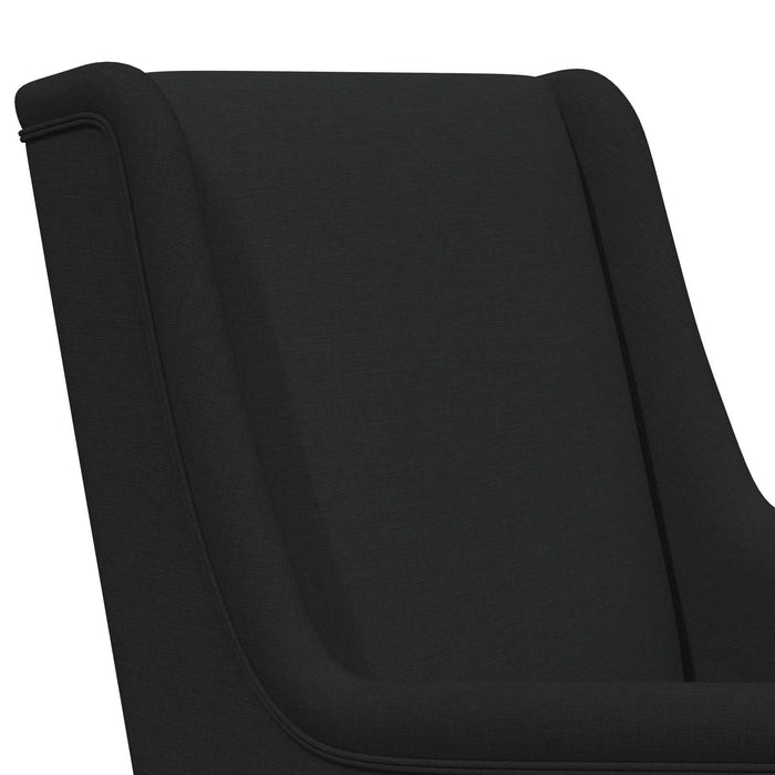 Scaun balansoar Negru 62 x 80 x 85 cm țesătură - WALTI WALTI