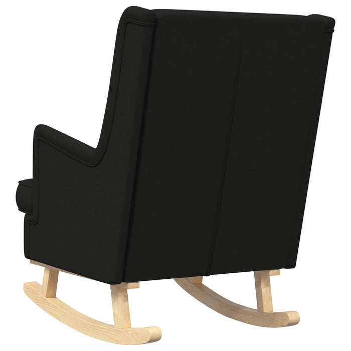 Scaun balansoar Negru 62 x 80 x 85 cm țesătură - WALTI WALTI