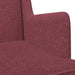 Scaun balansoar Roșu Vin 62 x 80 x 85 cm țesătură - WALTI WALTI