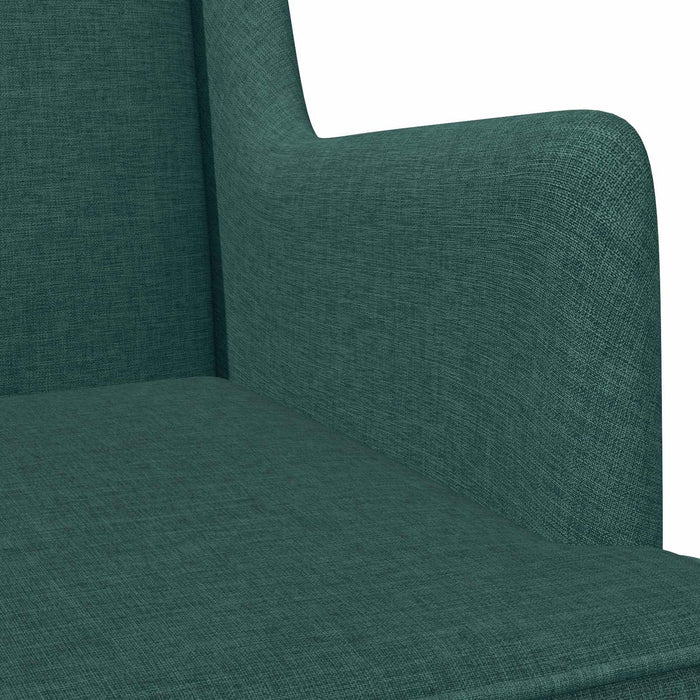 Scaun balansoar Verde închis 62 x 80 x 85 cm țesătură - WALTI WALTI