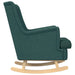 Scaun balansoar Verde închis 62 x 80 x 85 cm țesătură - WALTI WALTI