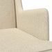 Scaun balansoar Crem 62 x 80 x 85 cm țesătură - WALTI WALTI