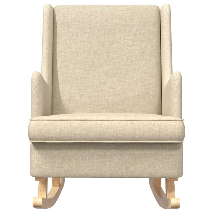 Scaun balansoar Crem 62 x 80 x 85 cm țesătură - WALTI WALTI