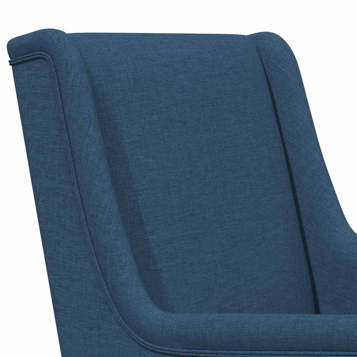 Scaun balansoar albastru 62 x 80 x 85 cm țesătură - WALTI WALTI