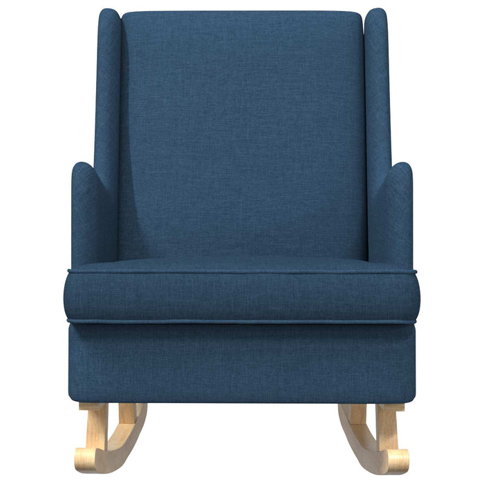 Scaun balansoar albastru 62 x 80 x 85 cm țesătură - WALTI WALTI