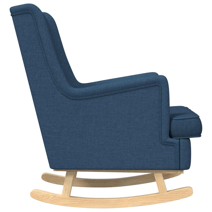 Scaun balansoar albastru 62 x 80 x 85 cm țesătură - WALTI WALTI