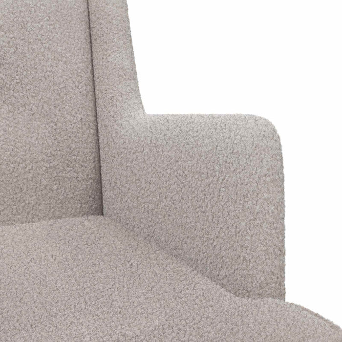 Scaun balansoar Gri deschis 62 x 80 x 85 cm Tarfă de oaie - WALTI WALTI