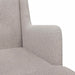 Scaun balansoar Gri deschis 62 x 80 x 85 cm Tarfă de oaie - WALTI WALTI