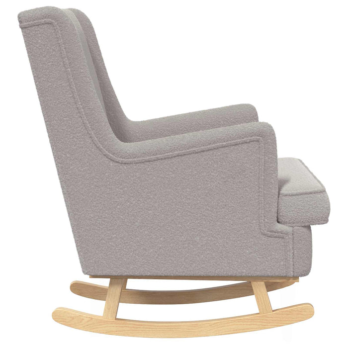 Scaun balansoar Gri deschis 62 x 80 x 85 cm Tarfă de oaie - WALTI WALTI