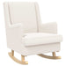 Scaun balansoar Crem 62 x 80 x 85 cm Tarfă de oaie - WALTI WALTI