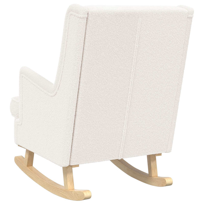 Scaun balansoar Crem 62 x 80 x 85 cm Tarfă de oaie - WALTI WALTI