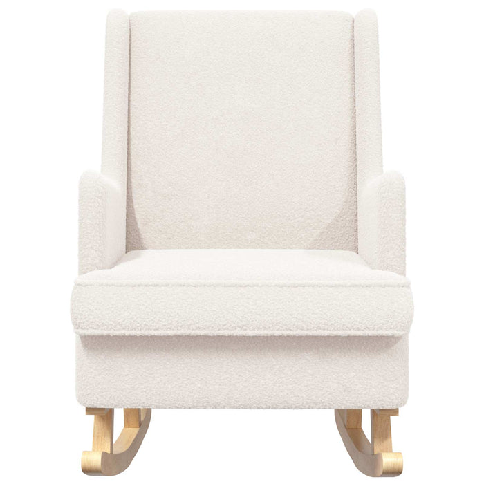 Scaun balansoar Crem 62 x 80 x 85 cm Tarfă de oaie - WALTI WALTI