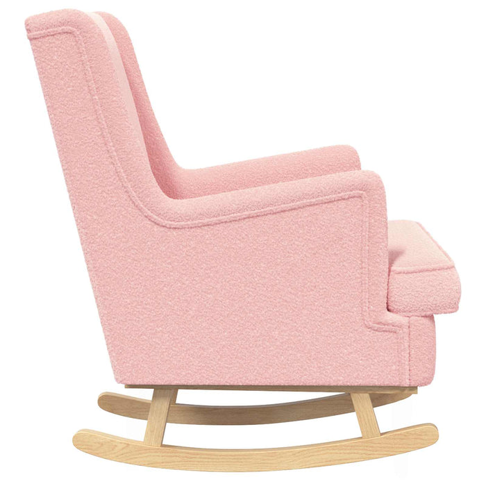 Scaun balansoar Roz 62 x 80 x 85 cm Tarfă de oaie - WALTI WALTI