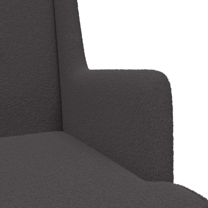 Scaun balansoar Gri închis 62 x 80 x 85 cm Tarfă de oaie - WALTI WALTI