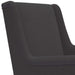 Scaun balansoar Gri închis 62 x 80 x 85 cm Tarfă de oaie - WALTI WALTI