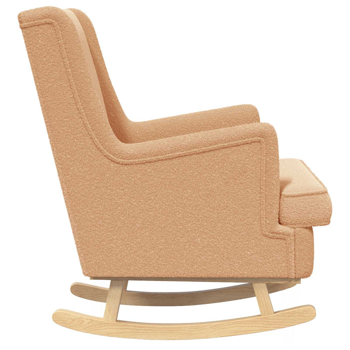 Scaun balansoar Bej 62 x 80 x 85 cm Tarfă de oaie - WALTI WALTI
