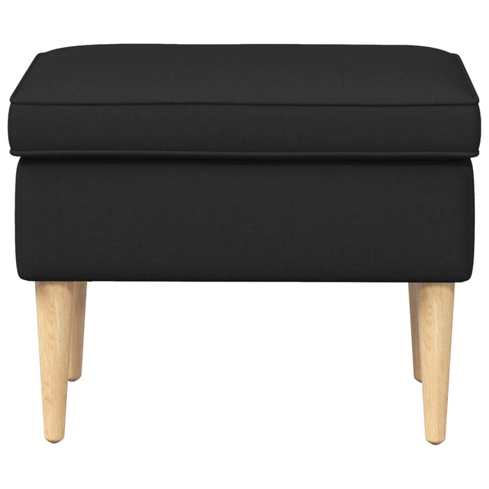 Taburet Negru 55 x 35 x 41 cm Poliester - WALTI WALTI