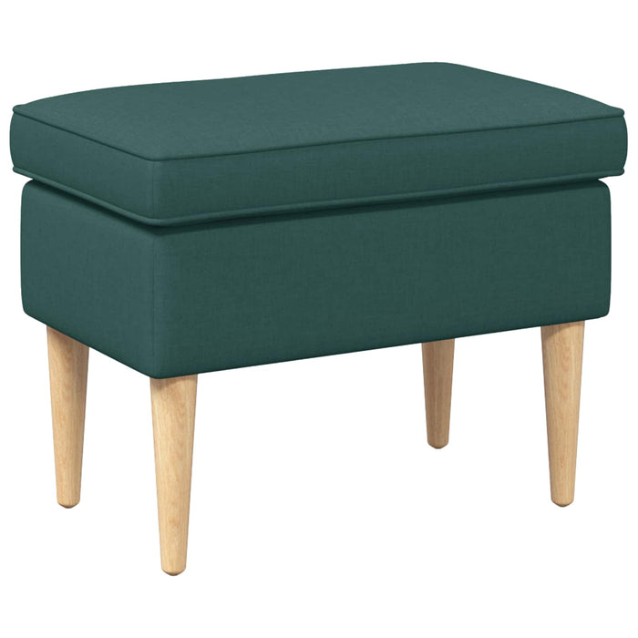 Taburet Verde închis 55 x 35 x 41 cm Poliester - WALTI WALTI