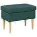 Taburet Verde închis 55 x 35 x 41 cm Poliester - WALTI WALTI
