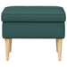 Taburet Verde închis 55 x 35 x 41 cm Poliester - WALTI WALTI