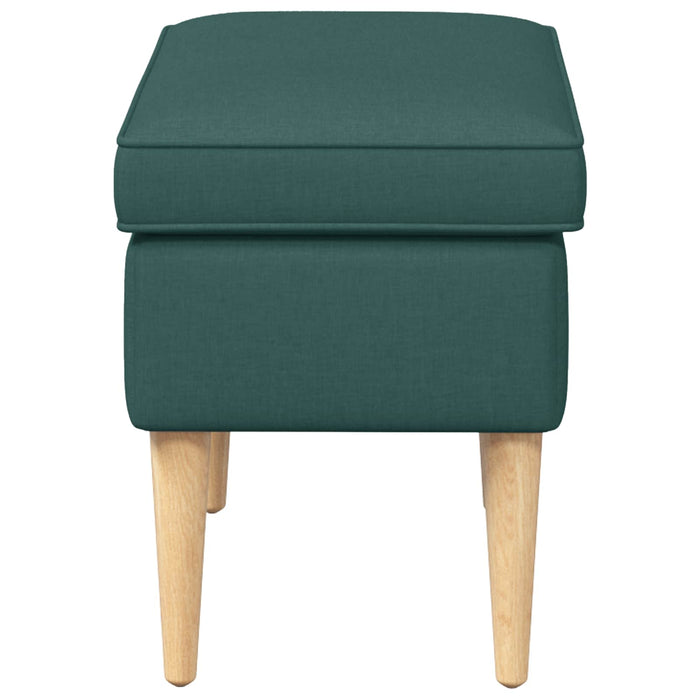 Taburet Verde închis 55 x 35 x 41 cm Poliester - WALTI WALTI