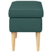 Taburet Verde închis 55 x 35 x 41 cm Poliester - WALTI WALTI