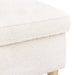 Taburet Crem 55 x 35 x 41 cm Bouclé - WALTI WALTI