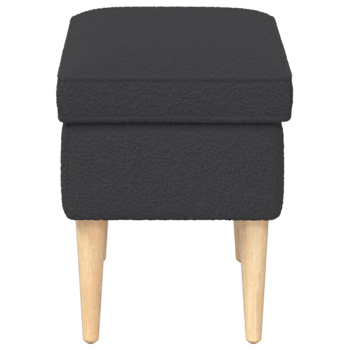 Taburet Gri închis 55 x 35 x 41 cm Bouclé - WALTI WALTI