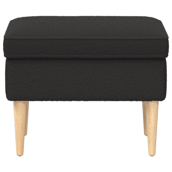 Taburet Negru 55 x 35 x 41 cm Bouclé - WALTI WALTI
