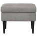 Taburet Gri deschis 55 x 35 x 41 cm Catifea - WALTI WALTI
